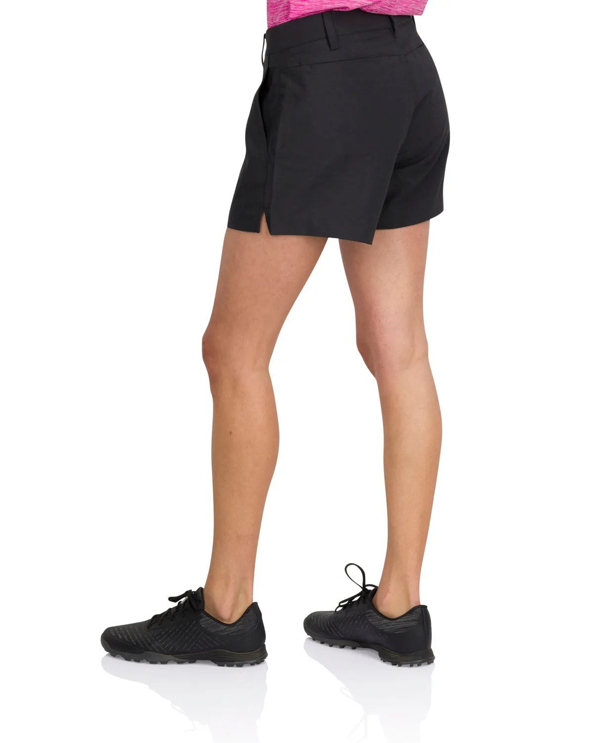 Women’s 5” Inseam Golf Highlands Shorts - Antislip Waistband with Coin Pocket, Dry Fit, Moisture Wicking, Anti-Odor