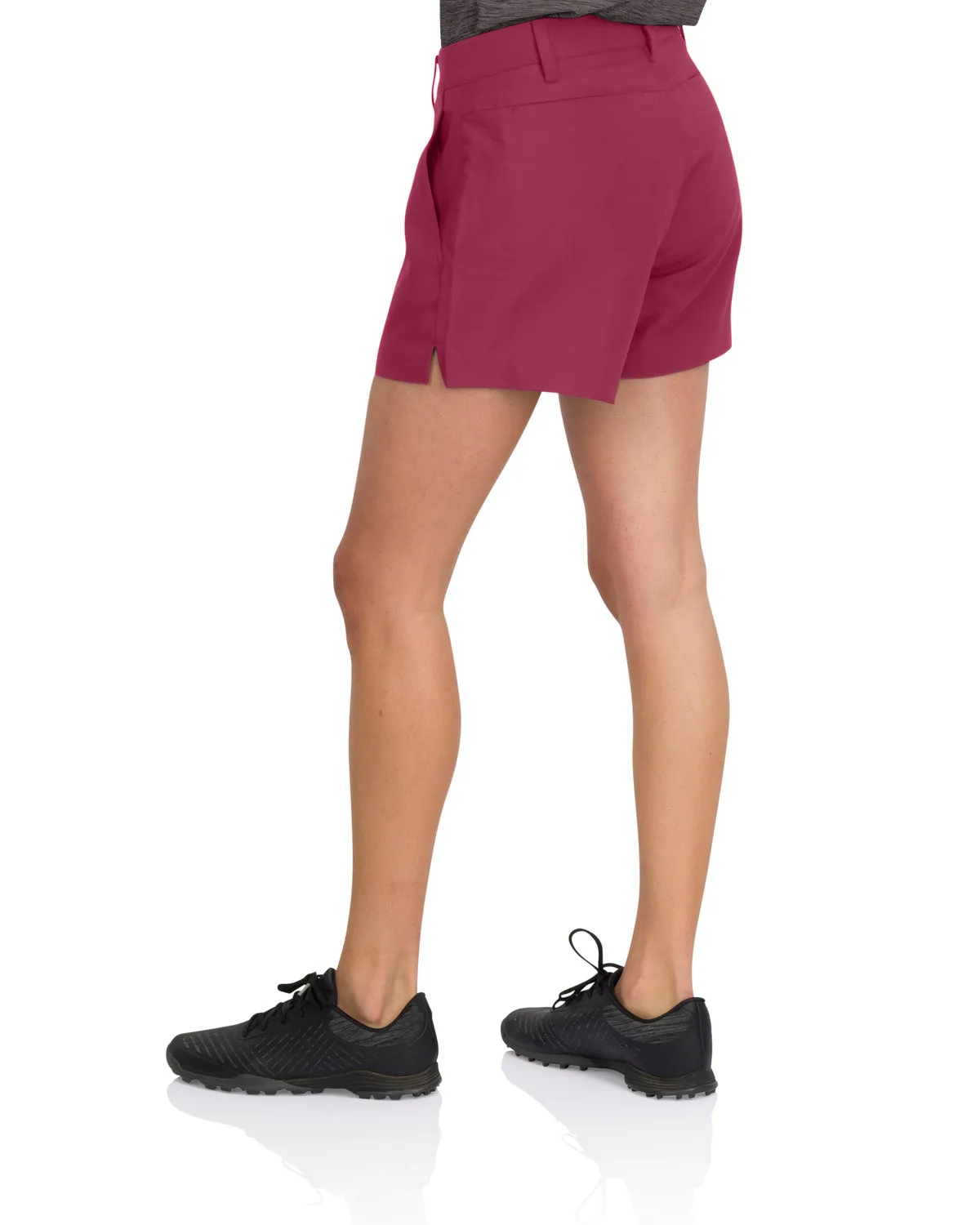 Women’s 5” Inseam Golf Highlands Shorts - Antislip Waistband with Coin Pocket, Dry Fit, Moisture Wicking, Anti-Odor