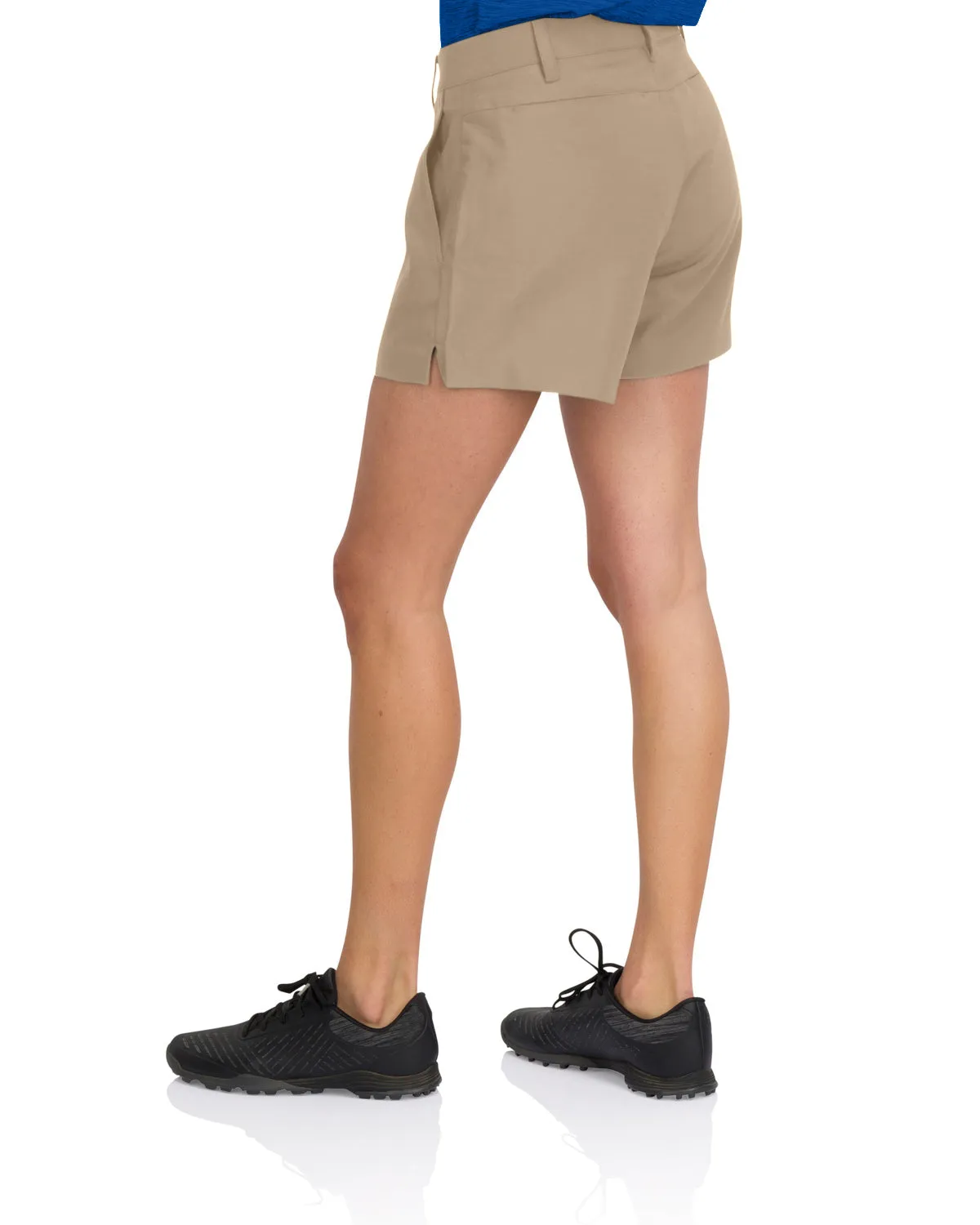 Women’s 5” Inseam Golf Highlands Shorts - Antislip Waistband with Coin Pocket, Dry Fit, Moisture Wicking, Anti-Odor