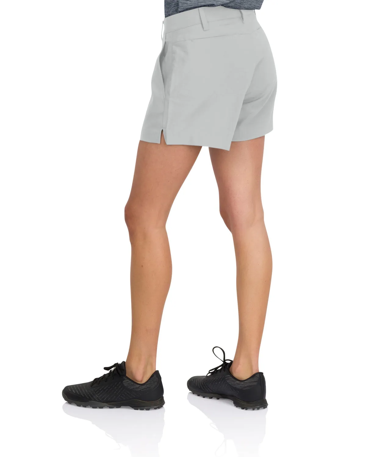 Women’s 5” Inseam Golf Highlands Shorts - Antislip Waistband with Coin Pocket, Dry Fit, Moisture Wicking, Anti-Odor