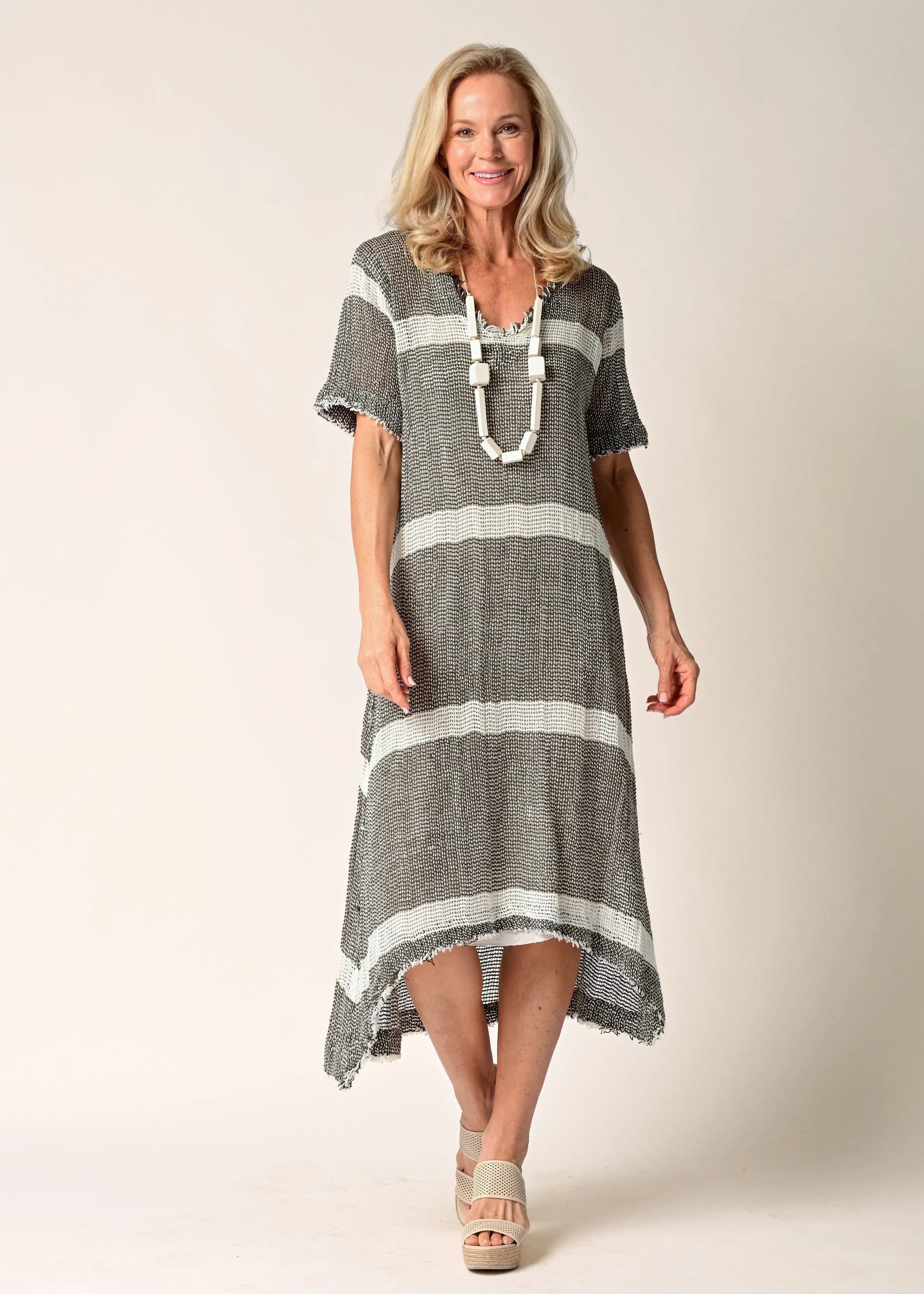 Xanthe Dress in Khaki