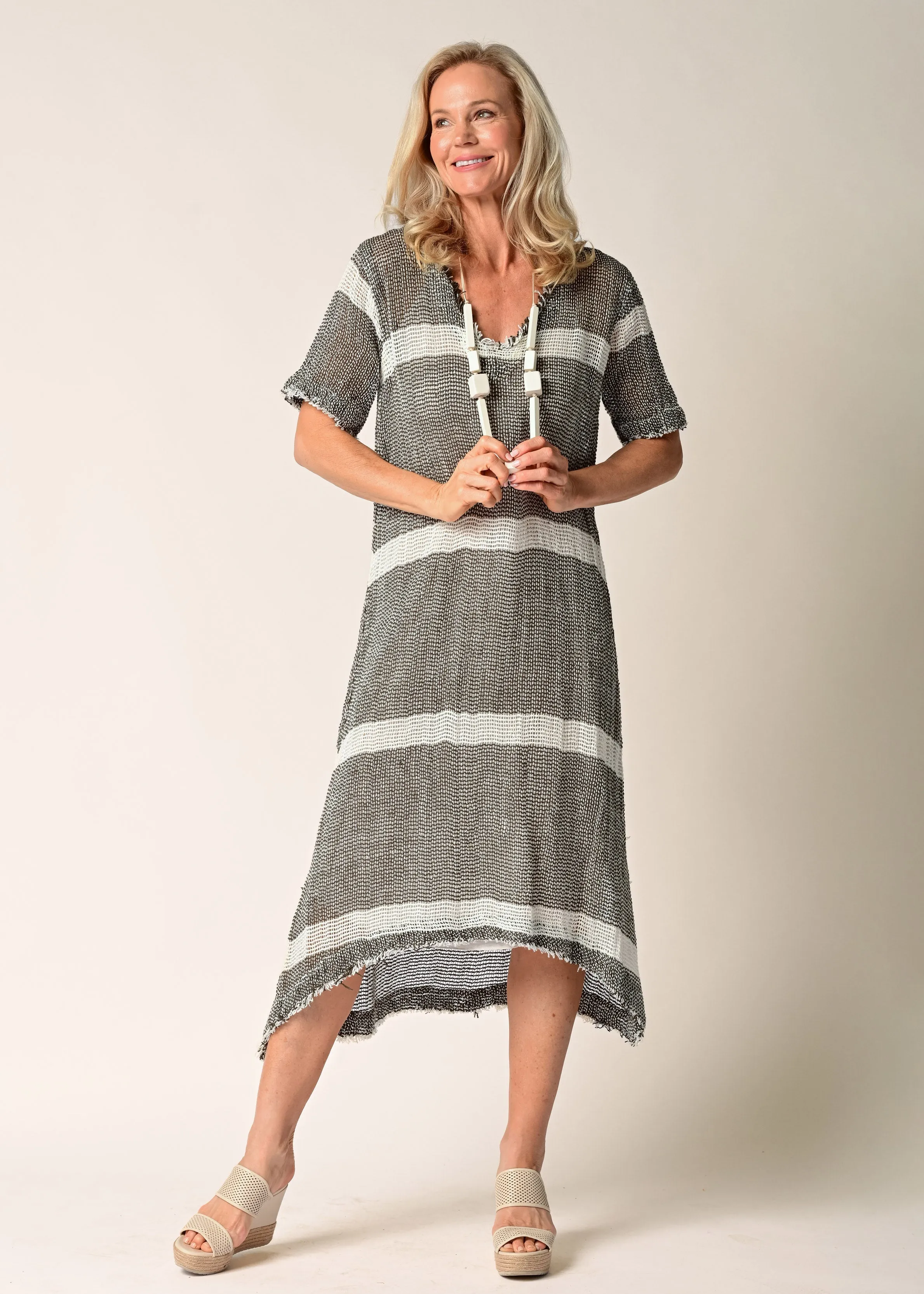 Xanthe Dress in Khaki