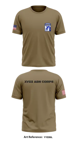 XVIII ABN CORPS Store 1 Core Men's SS Performance Tee - yyEB9L