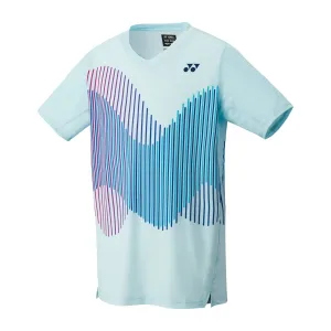 Yonex  Men's Crew Neck Shirt - Indigo Green/Crystal Blue