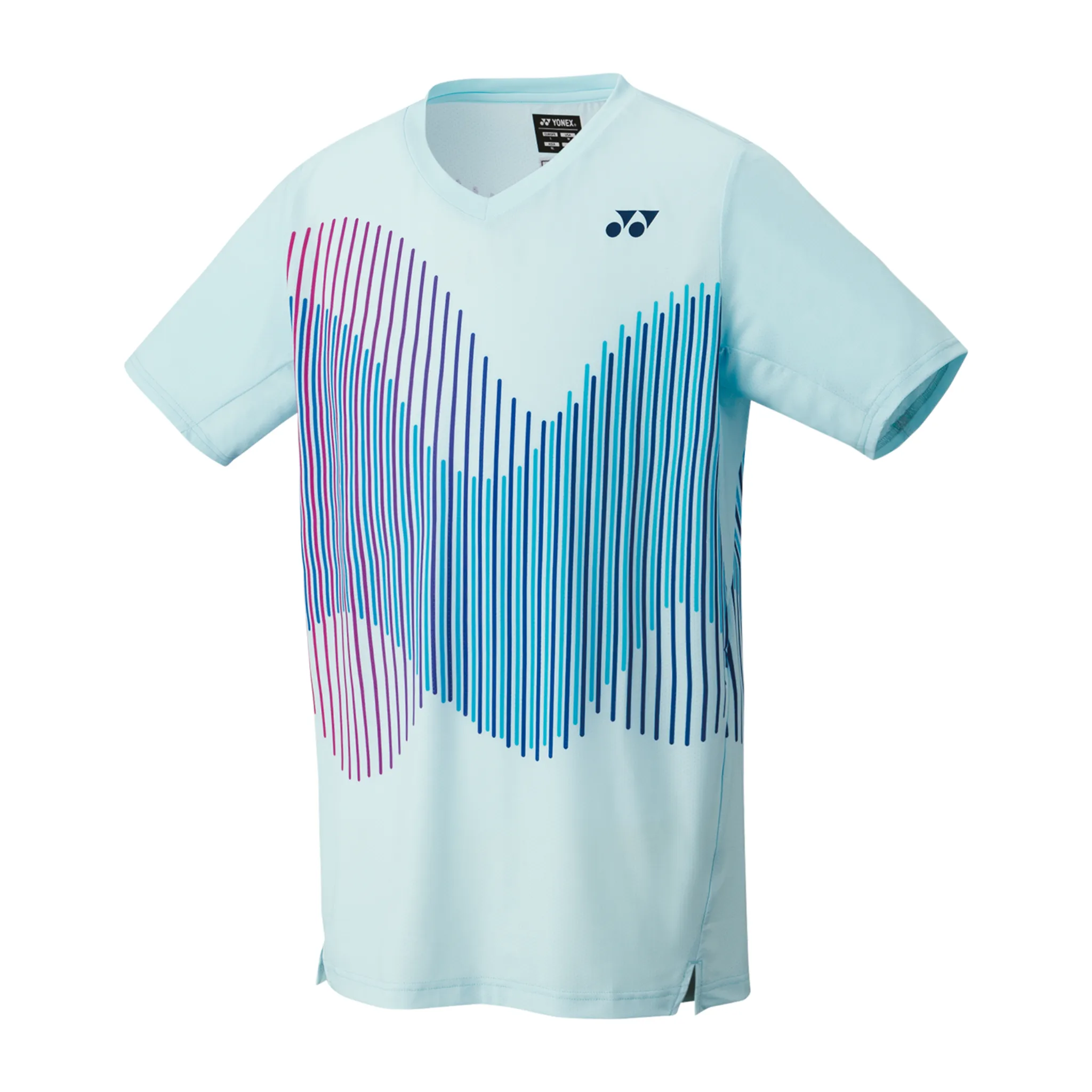 Yonex  Men's Crew Neck Shirt - Indigo Green/Crystal Blue