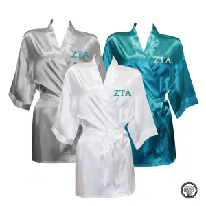 Zeta Tau Alpha Satin Robe
