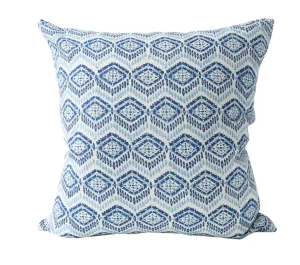 Ziggurat Riviera Linen Pillow 20x20